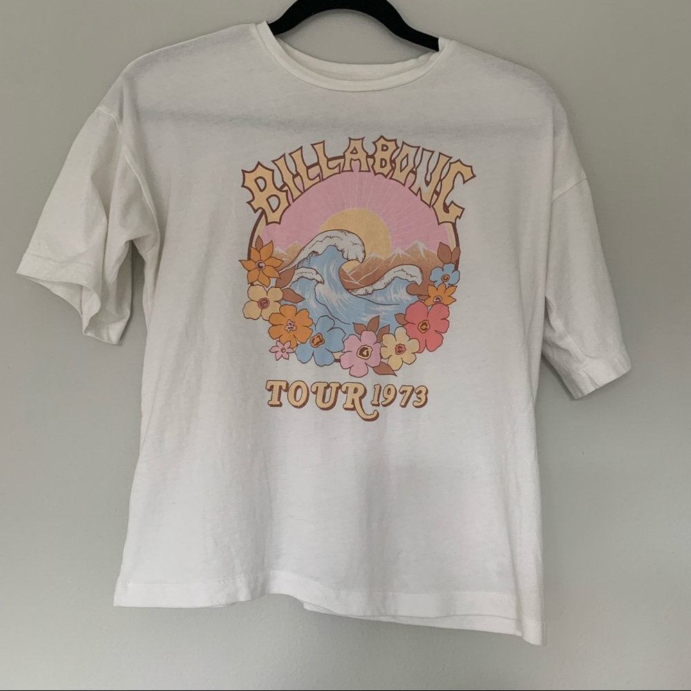 Billabong Graphic Tee, Summer, Tour T-Shirt, M